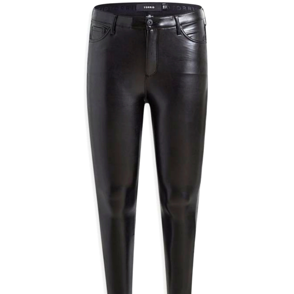 TORRID Faux Leather Pants Black Size 18 Regular